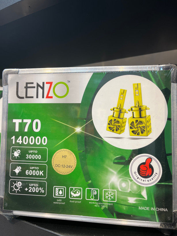 هدلایتT70رادیاتوری پایه اچ۷