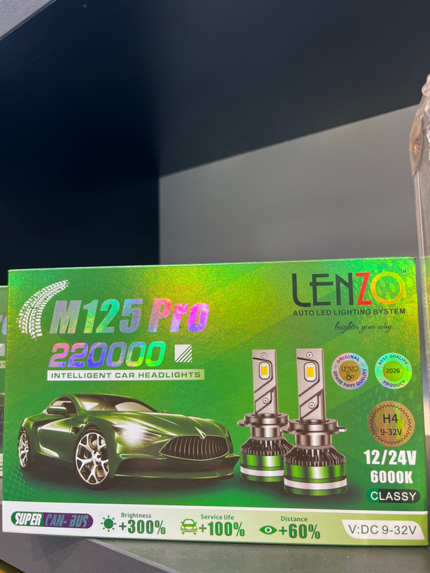 هدلایت m125 لنزو رنگ سفید