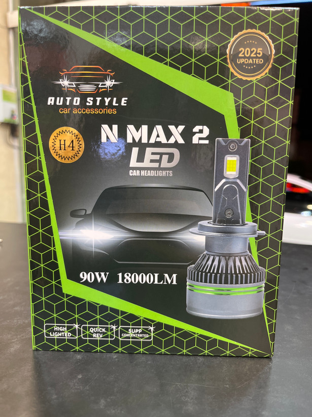 هدلایت N MAX 2پایه اچ۴(۳فیش)