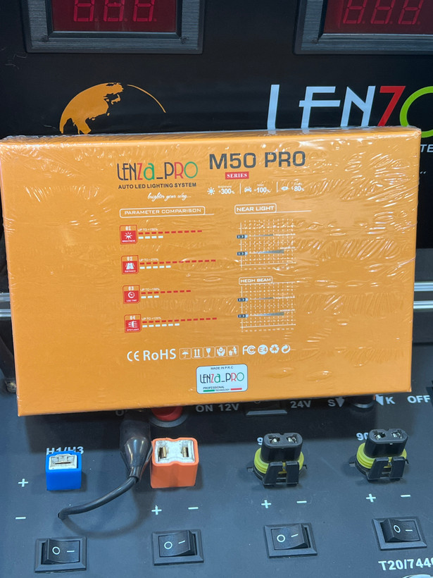 هدلایت لیمویی M50 PROلنزو ۷۵واتی 3800کلوین